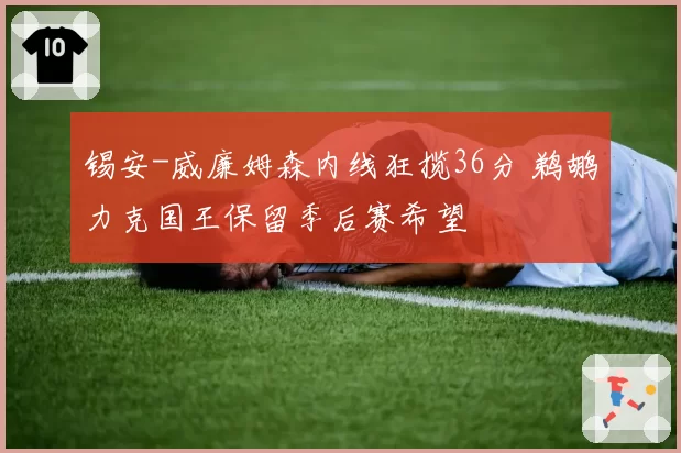 锡安-威廉姆森内线狂揽36分 鹈鹕力克国王保留季后赛希望